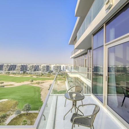 Sunlit Studio At Golf Promenade 2A Damac Hills By Deluxe Holiday Homes Dubai Ngoại thất bức ảnh