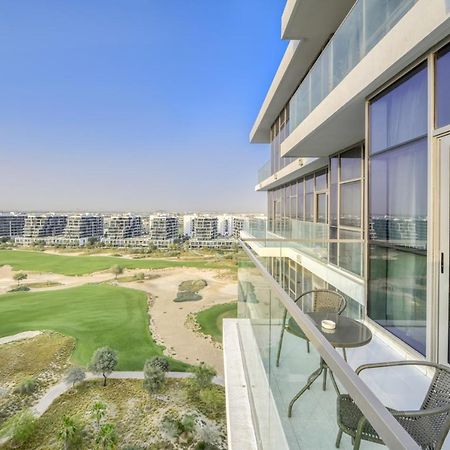 Sunlit Studio At Golf Promenade 2A Damac Hills By Deluxe Holiday Homes Dubai Ngoại thất bức ảnh