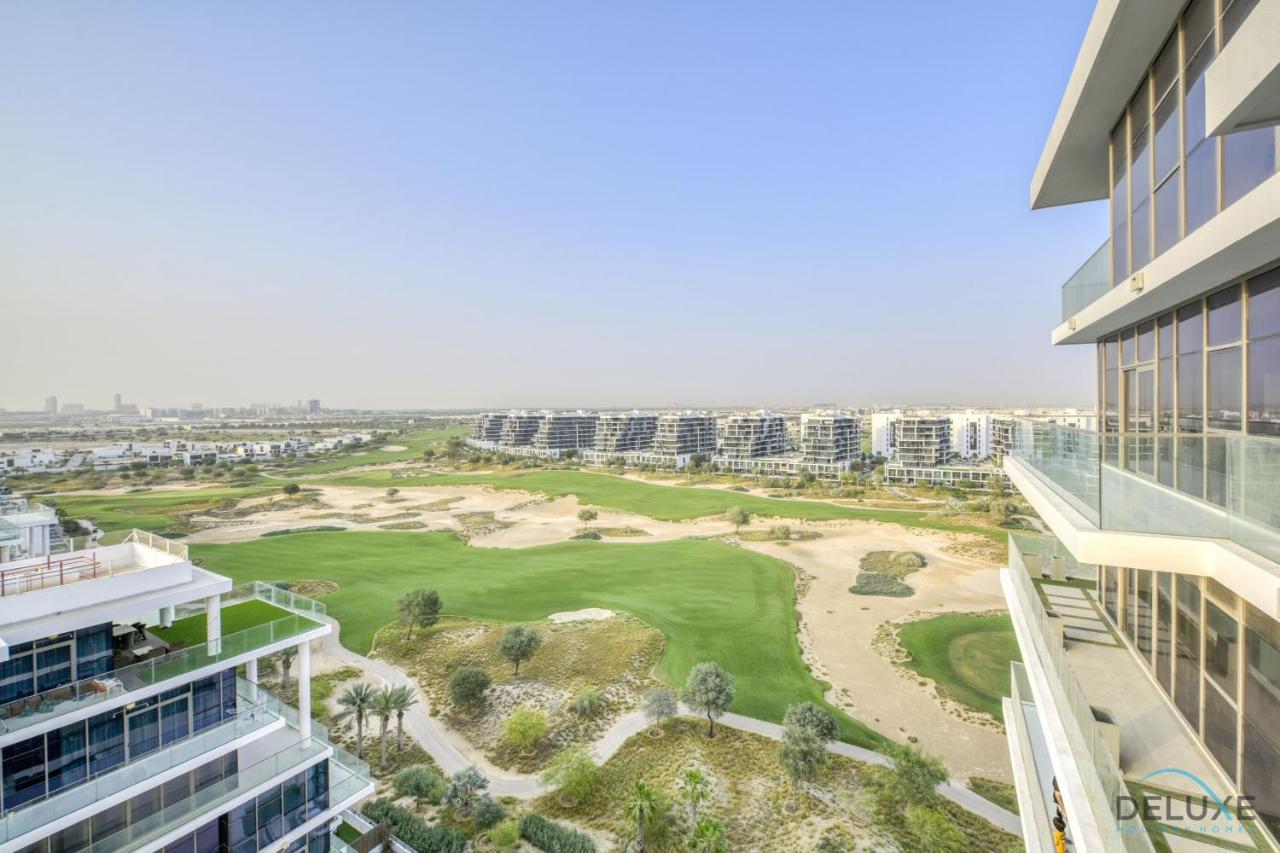 Sunlit Studio At Golf Promenade 2A Damac Hills By Deluxe Holiday Homes Dubai Ngoại thất bức ảnh