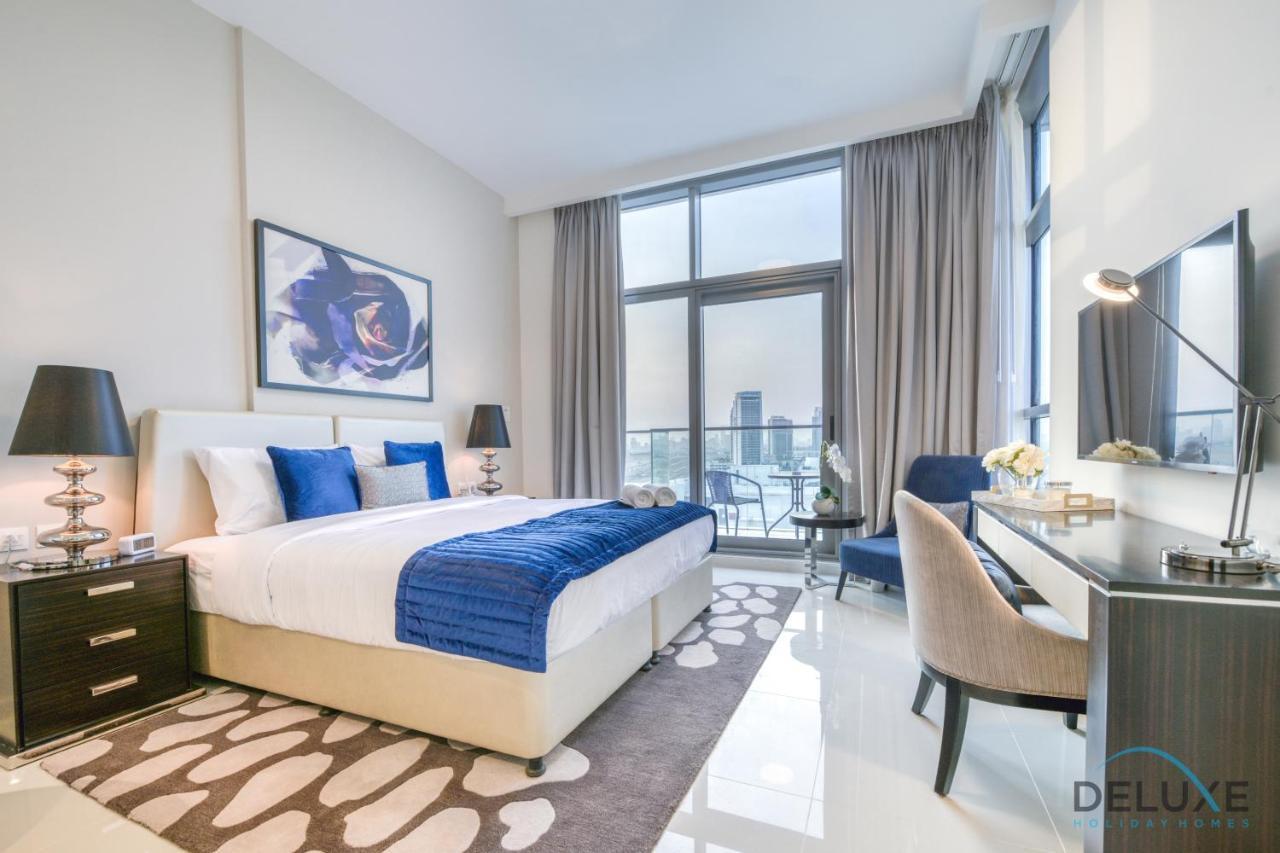 Sunlit Studio At Golf Promenade 2A Damac Hills By Deluxe Holiday Homes Dubai Ngoại thất bức ảnh