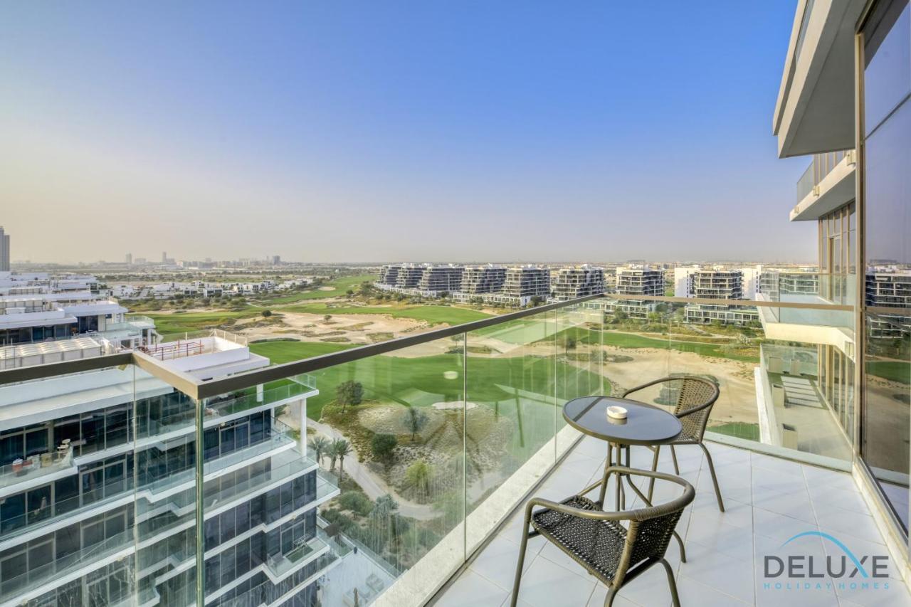 Sunlit Studio At Golf Promenade 2A Damac Hills By Deluxe Holiday Homes Dubai Ngoại thất bức ảnh