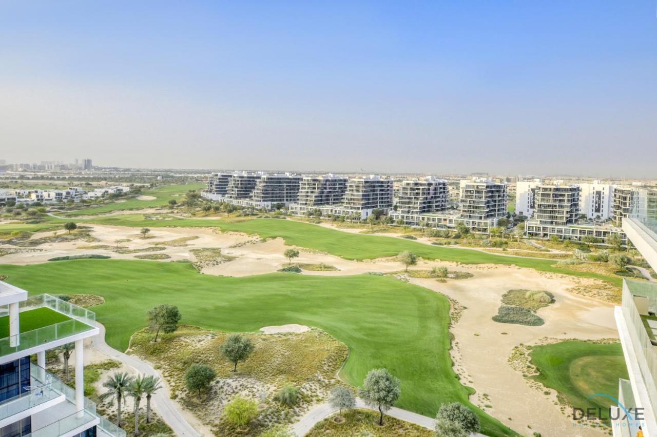 Sunlit Studio At Golf Promenade 2A Damac Hills By Deluxe Holiday Homes Dubai Ngoại thất bức ảnh