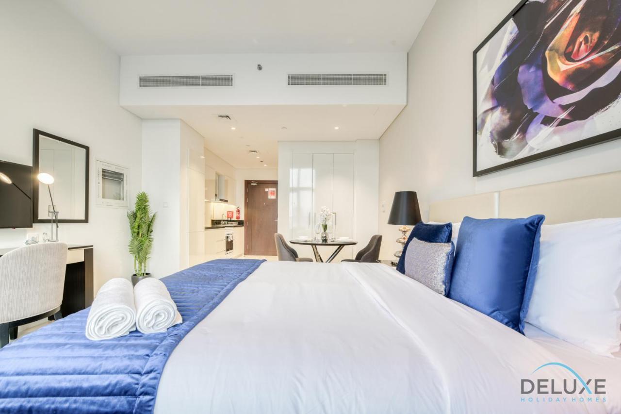 Sunlit Studio At Golf Promenade 2A Damac Hills By Deluxe Holiday Homes Dubai Ngoại thất bức ảnh