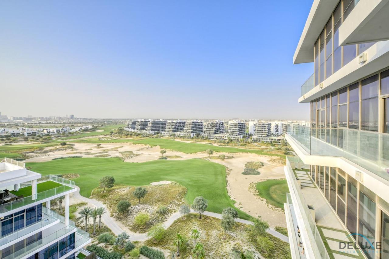 Sunlit Studio At Golf Promenade 2A Damac Hills By Deluxe Holiday Homes Dubai Ngoại thất bức ảnh